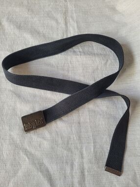 Vintage Levi's Blue  Woven Web Belt with Brass Buckle Gacha 70-80 Size 38